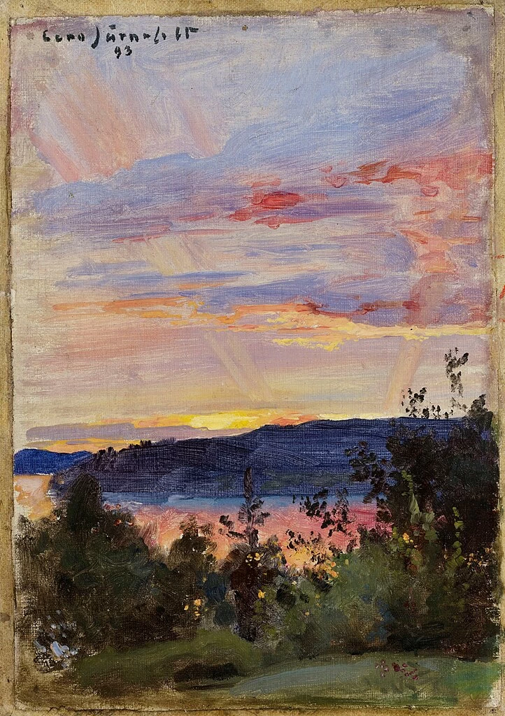 Eero Järnefelt - 124, Tramonto, Finnish National Gallery, Helsinki